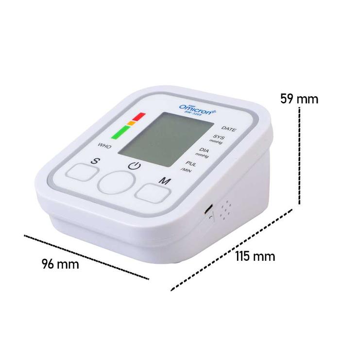 PENGIRIMAN CEPAT TaffOmicron Pengukur Tekanan Darah Electronic Sphygmomanometer BW 3205 / alat pengu
