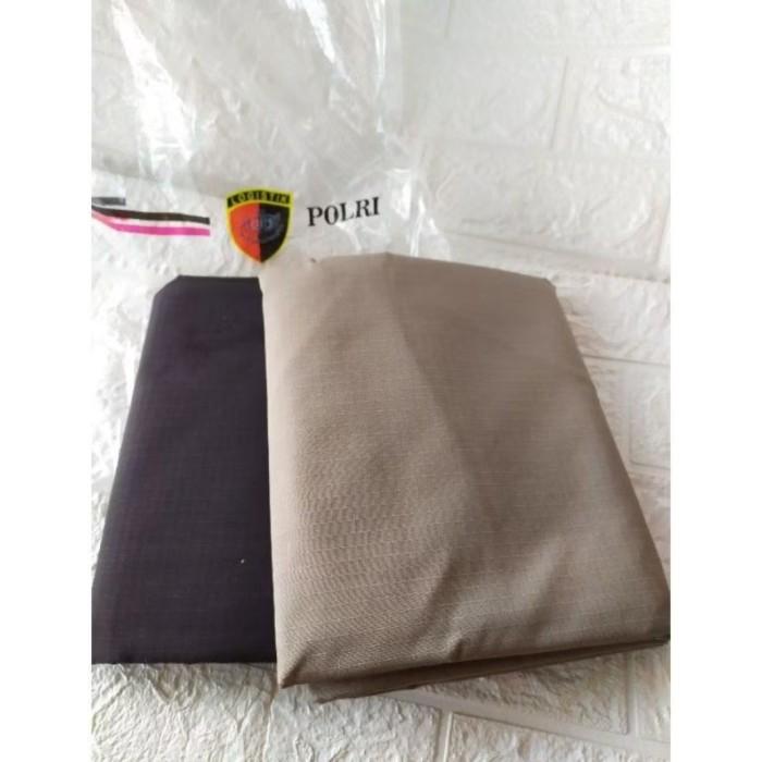 ADA BAHAN KAIN PDL COKLAT JATAH POLRI CELANA+BAJU PDL COKLAT POLISI SERAGAM SATPAM SECURITY COKKAT B