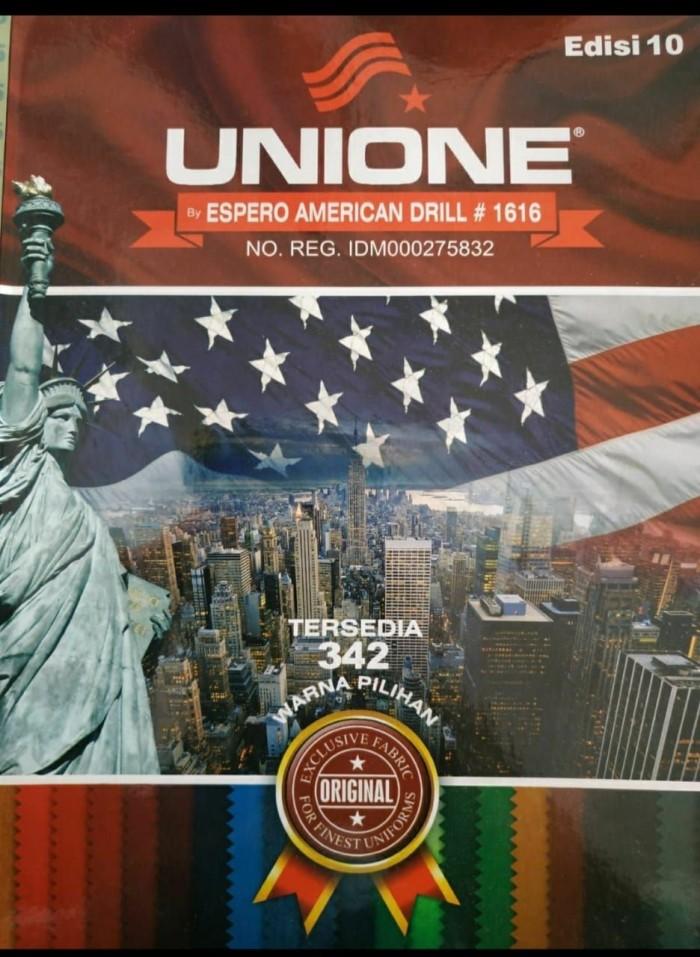 ADA KAIN UNIONE DRILL METERAN BAHAN KAIN SERAGAM ORIGINAL