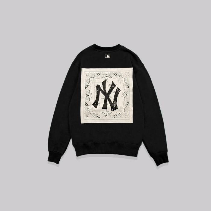 M7B Ny Yankees Back Paisley Sweatshirt Ack Terbaru