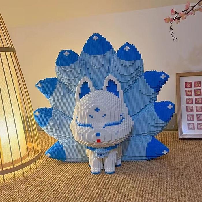 Micro Block Mikro Blok Model Karakter Gumiho/ Nine Tail Fox Korea Mainan Susun Balok Edukasi Anak DI