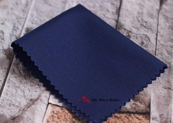 ADA KAIN RIBSTOP DRILL ISTEX, BAHAN SERAGAM, KODE 310 WARNA BIRU DONGKER