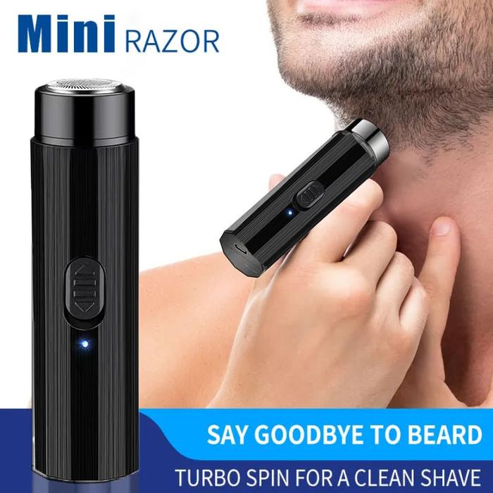 Alat Cukur Jenggot Elektrik Mini Portable - Alat Cukur Kumis / Jenggot