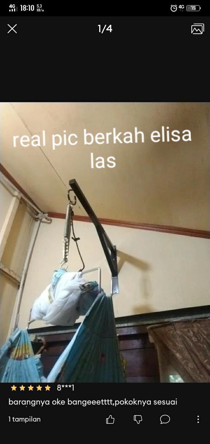 gantungan ayunan bayi sangat kuat, bentangan 70 cm bracket gantungan samsak besi gantungan samsak