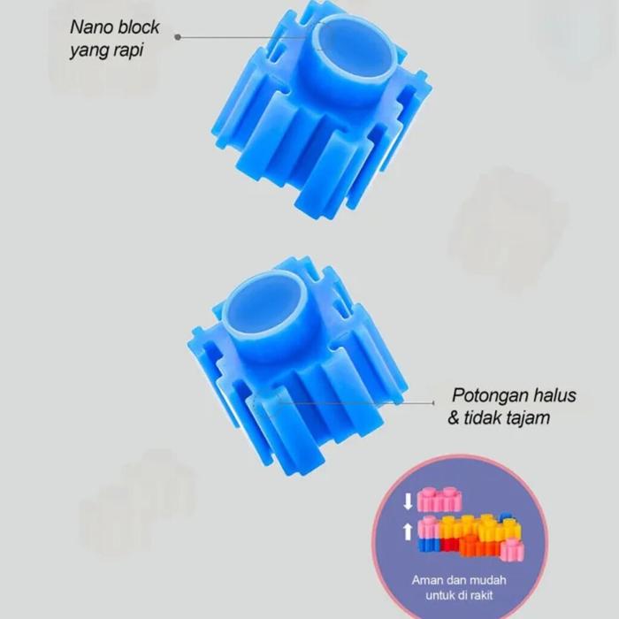 SMY Nano Block Godzilla Ultraman Mainan Anak Bricks Education Toys Balok Susun Puzzle Animasi 3D DIY