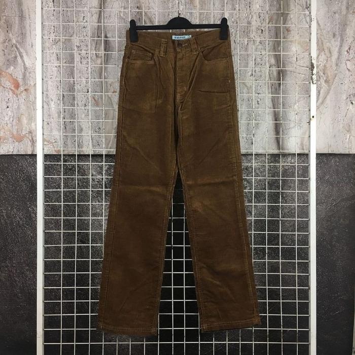Celana Cordoray Pria Celana Panjang Corduroy Baggy Pants Oversize Corduray OriginalBaleno Size 28 . 