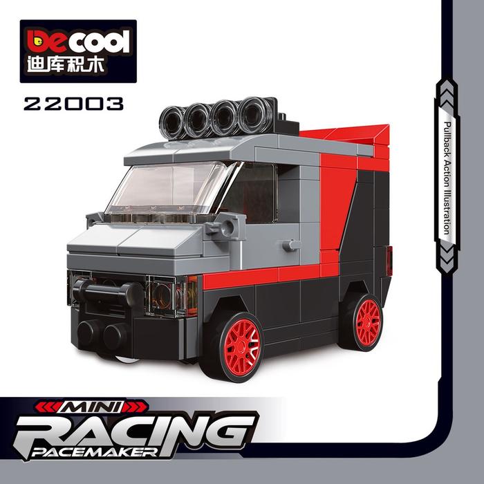 OHSOME - DECOOL Mini Pull Back Car / Building Blocks Bricks Toys / Mainan Susun Balok