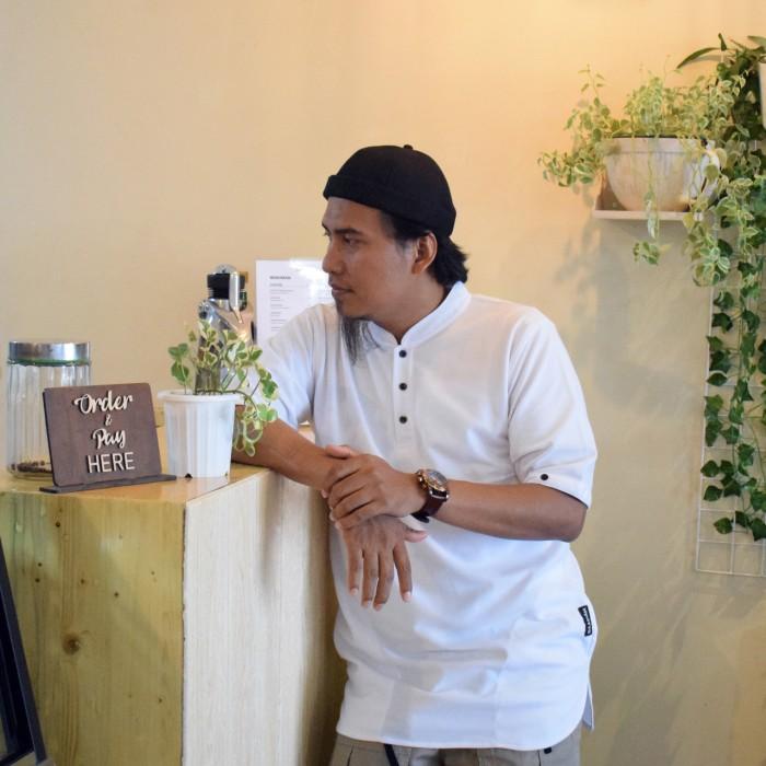 BAJU KOKO PRIA KAOS KURTA LENGAN PENDEK DAAIMAN