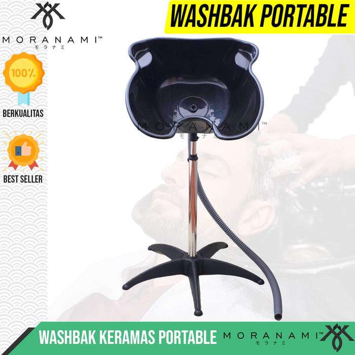 Washbak Keramas Portable Wastafel Bak Tempat Cuci Rambut Salon Barbershop