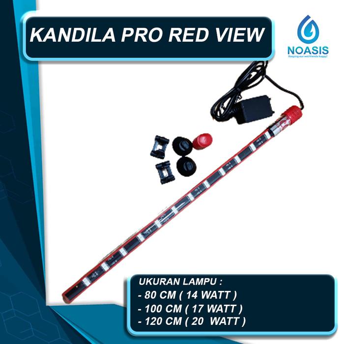 KANDILA Lampu Led Celup T4 KANDILA Pro Red View Eco UVA UVB 80 100 Cm - ECO