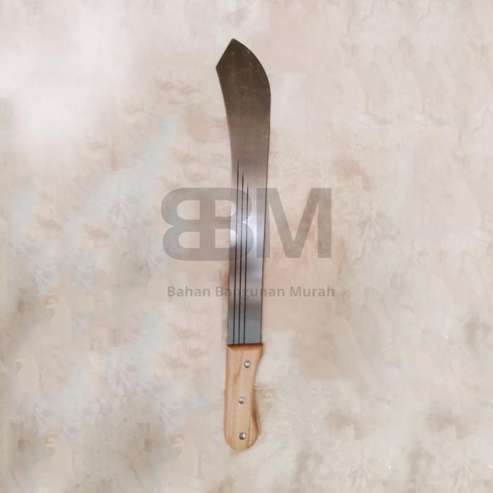 Gobang plastik 22" / Parang tebu gagang kayu 18"