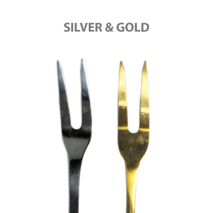 Garpu Besar Daging Outdoor Bbq Fork Stainless Steel Barbeque