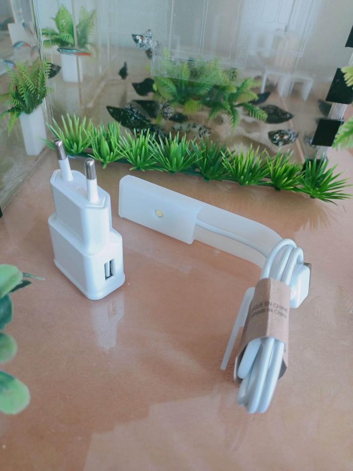 Wins10 / Lampu hias aquarium led HPL 1 watt 5 volt cahaya putih + adaptor 5 volt 2 ampere