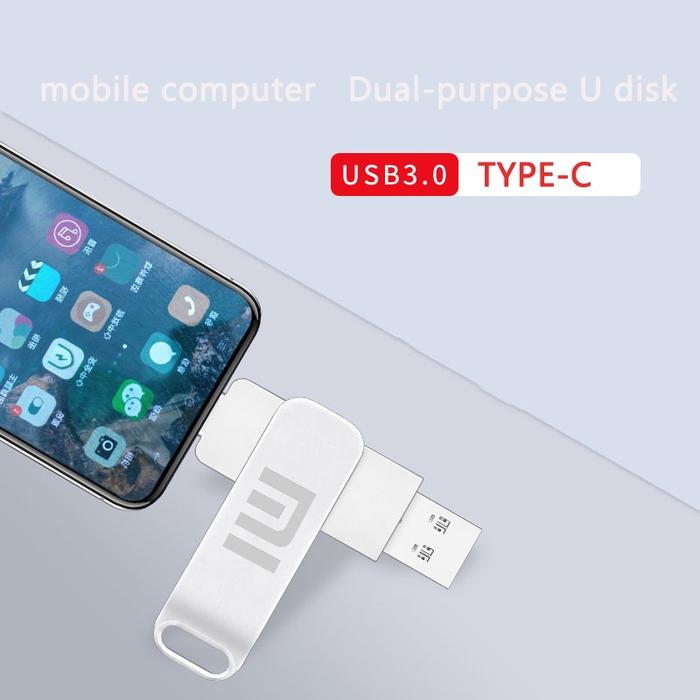 XIAOMI FLASHDISK OTG TYPE C USB 1TB 2TB FLASH DRIVE ULTRA DUAL USB 3.0 Flashdisk hp dan laptop