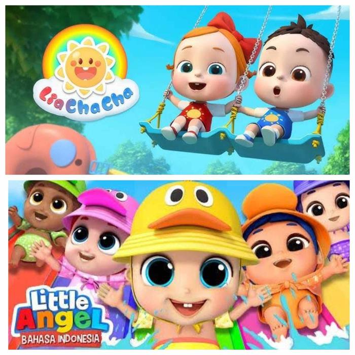 Flashdisk USB 16GB Lagu & Video Lia ChaCha & Little Angel Bahasa Indonesia