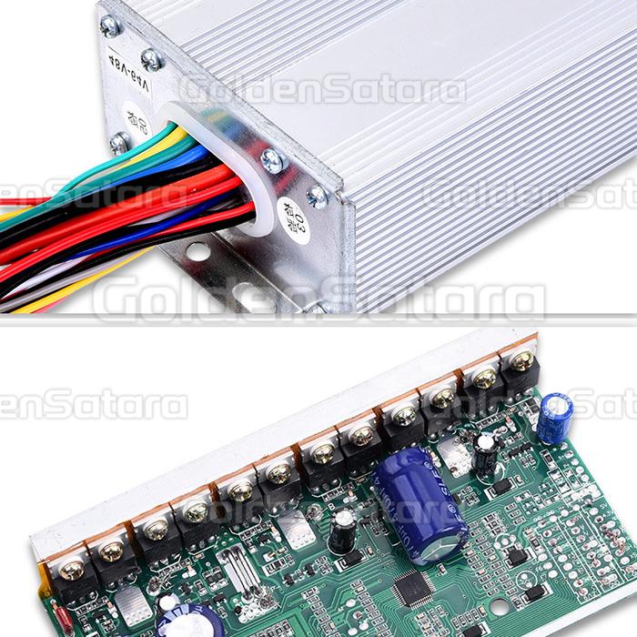 Controller sepeda listrik 36v 48v 350w bldc brushless kontroler 36v/48v selis universal 36volt 48vol