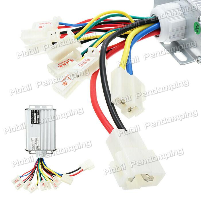 Controler Sepeda Listrik Brushed Controller Kuas Motor Pengontrol 36V Hingga 48V 1000W Sikat Skuter