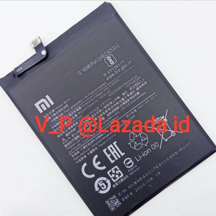 XIAOMI Redmi NOTE 9 - Redmi NOTE 9 PRO Baterai Battery Batre Batrei Batere Batrai Tanam HP Xiao Mi R