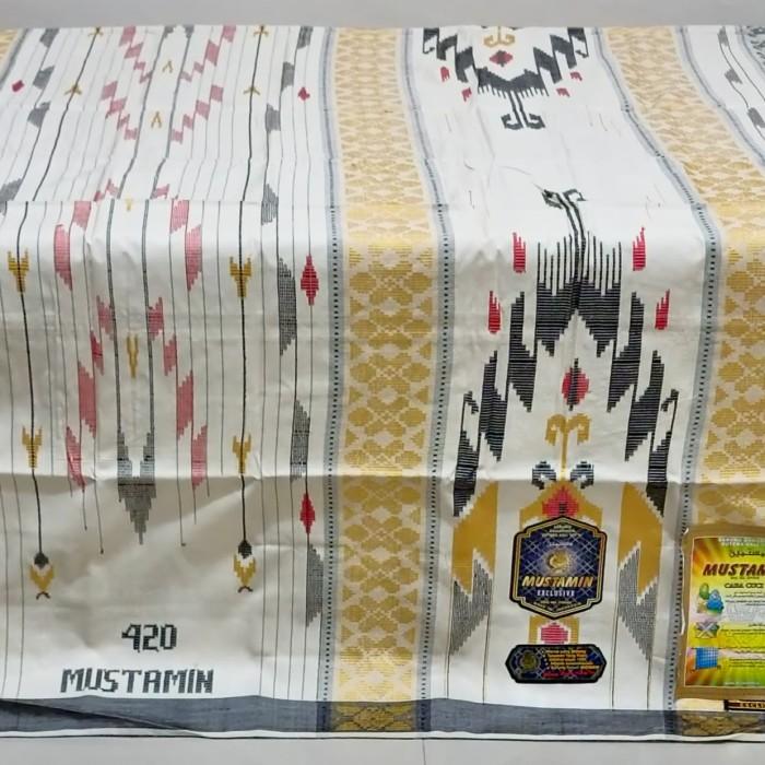 Beli 2 gratis 1 SARUNG TENUN MUSTAMIN 420 FS SPUNSILK stara tamer kamer lamiri