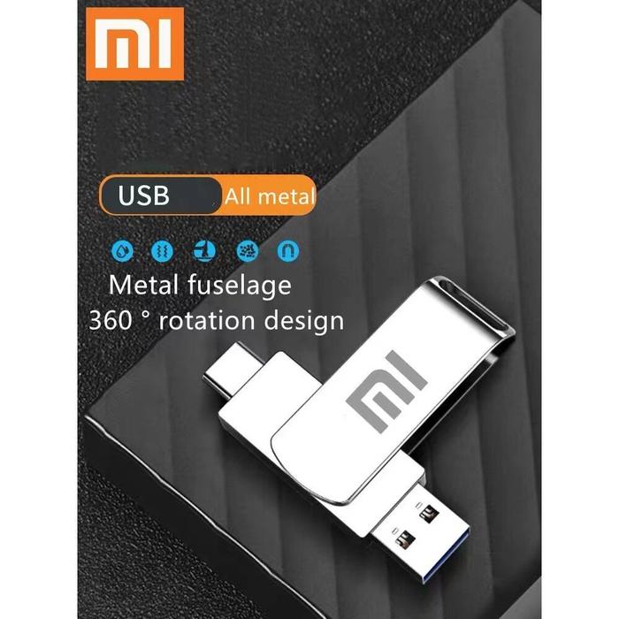 XiaoMi Flashdisk DRIVES usb type-c 2in1 tipe OTG Kartu memori Memory stick 64GB 128GB 256GB 512GB 1T