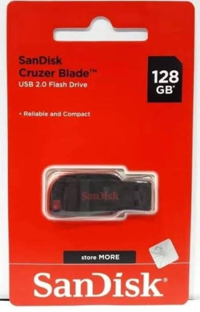 Flashdisk Sandisk 128 GB Original Bergaransi Termurah Flashdrive