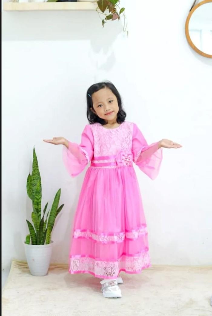 Baju Muslim / Gaun MUslim Anak / Muslim Brukat / Baju muslim Anak