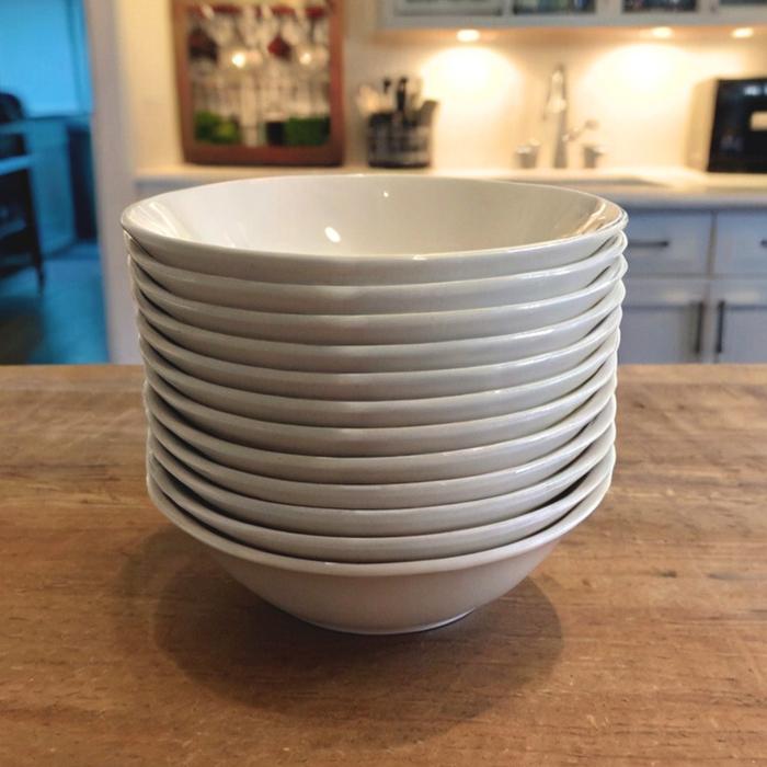 12 PCS MELAMIN PIRING MANGKOK MIE TEBAL 1 LUSIN TAHAN PANAS MURAH WARUNG SOTO SEMI MELAMINE RAMEN BA