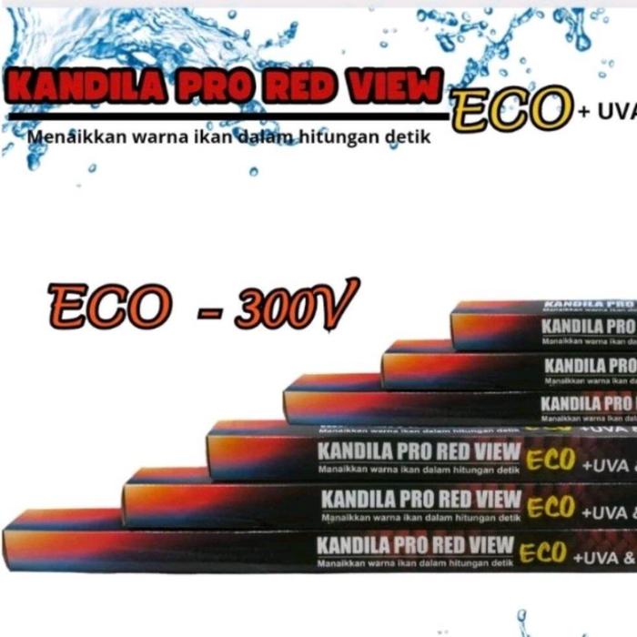 Lampu Kandila Pro Red View ECO + UVA UVB 200, 300, 400 Lampu Celup Led Tanning Aquarium Aquascape