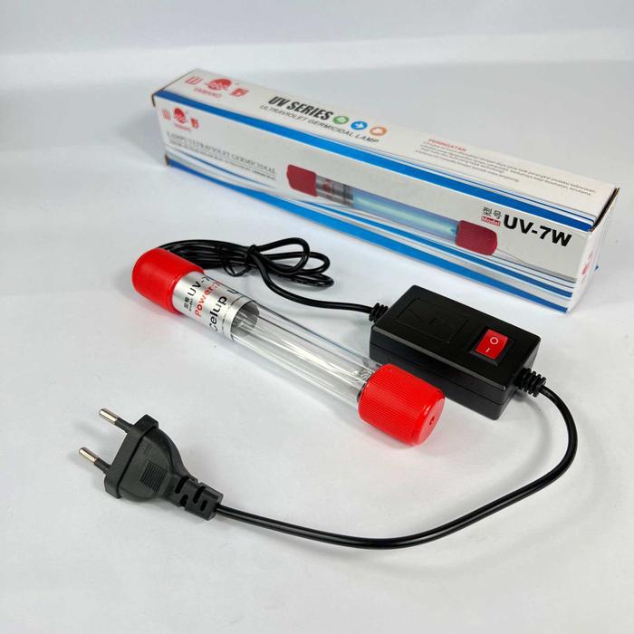 Lampu uv aquarium brand yamano 7Watt