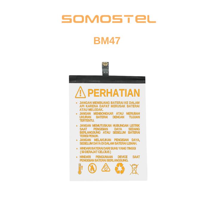 Somostel - BM47 Redmi 3/Redmi 3S/Redmi 3X/Redmi 4X/Redmi 3 Pro Batre Batrai Baterai
