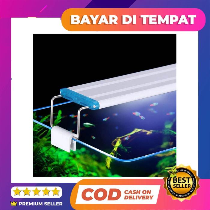 Lampu aquarium gantung akuarium 30cm,40cm,50cm,60cm,80cm aquascape ikan hias led varian
