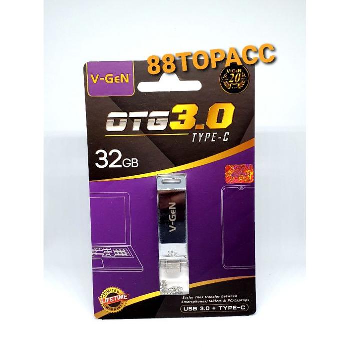 OTG USB 3.0 TYPE C Vgen 16GB 32GB 64GB 128GB 256GB Flashdisk V-Gen USB 3 0 /OTG Flashdisk V gen
