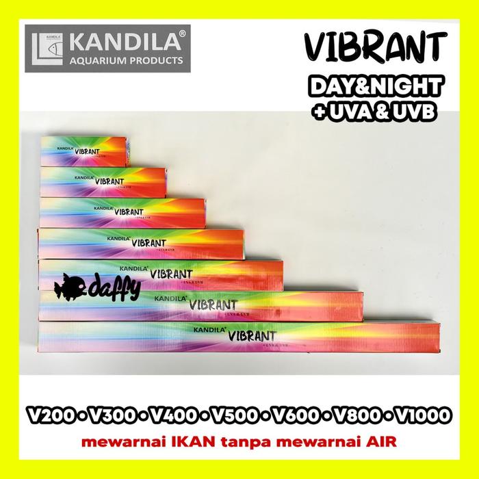 Lampu Kandila VIBRANT lampu view UVA & UVB aquarium ikan