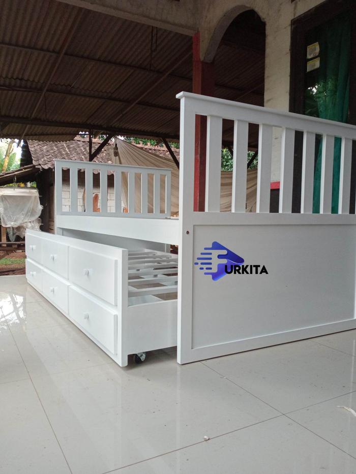 SUPER BIG SALE Tempat Tidur Anak Ranjang Sorong Laci Divan bayi Minimalis