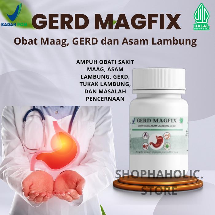 Obat Maag dan Asam Lambung Gerd Magfix Suplemen Kesehatan Pencernaan dan Lambung Atasi GERD Magh Aku