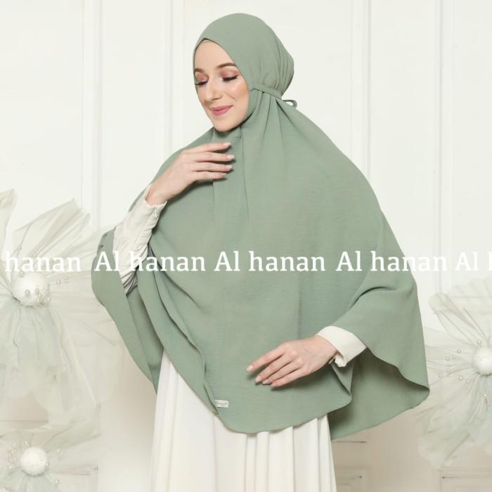 TERLARIS- BeeBeauty. Bergo Maryam Crinkle XXL/Original Alhanan Hijab