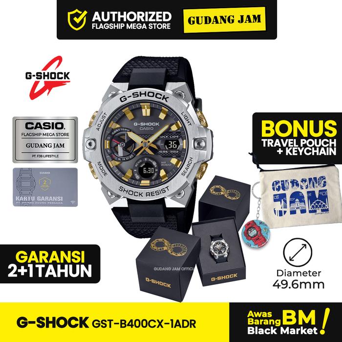 Jam Tangan G-Shock GST-B400CX-1ADR GST-B400CX-1A GST-B400CX GSTB400CX GST B400CX