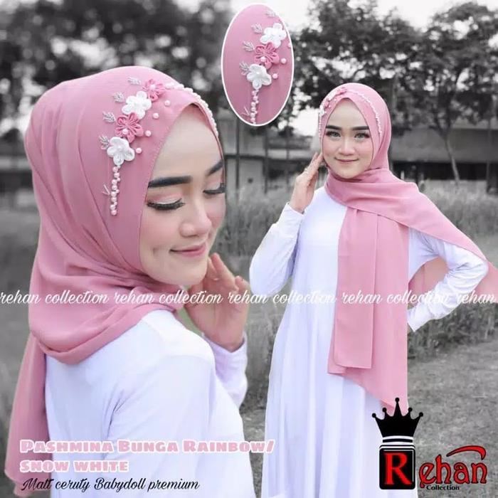 PASHMINA PAYET BUNGA / PASHMINA PAYET BUNGA / PASHMINA PAYET BANDO / PASHMINA PAYET MUTIARA /  BISA