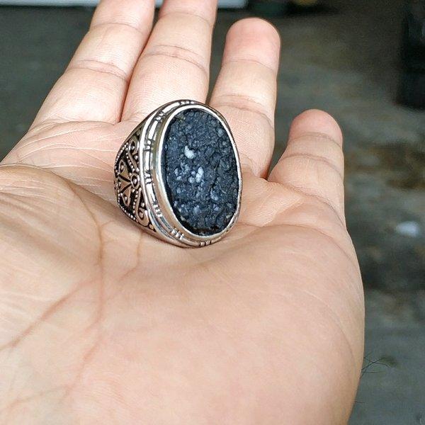 Produk CINCIN BATU AKIK NATURAL SATAM - METEOR BANGKA BELITUNG Barang Berkwalitas