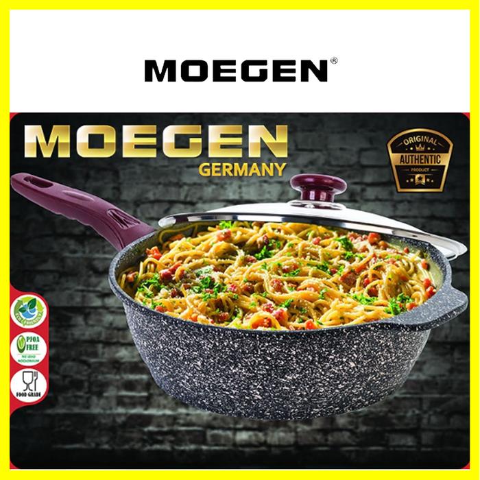 MOEGEN Germany Deep Fryer 30cm Moegen Wok Pan Granite Series Anti Lengket