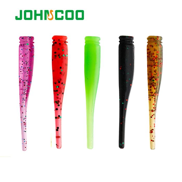 JOHNCOO 10pcs TPE Soft Lure Floating Lure Trout Lure Wobblers 10pcs 43mm 0.5g Swimbait Light Rock Fi