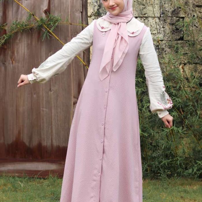 Abaya Dannis A231208/Abaya Dannis Ori Terbaru Dress Dewasa Gratis Ongkir