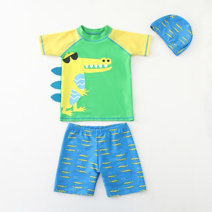 Little Boy Shark Suit Swimsuit Swimsuit with Sun Hat Swimsuit Sur