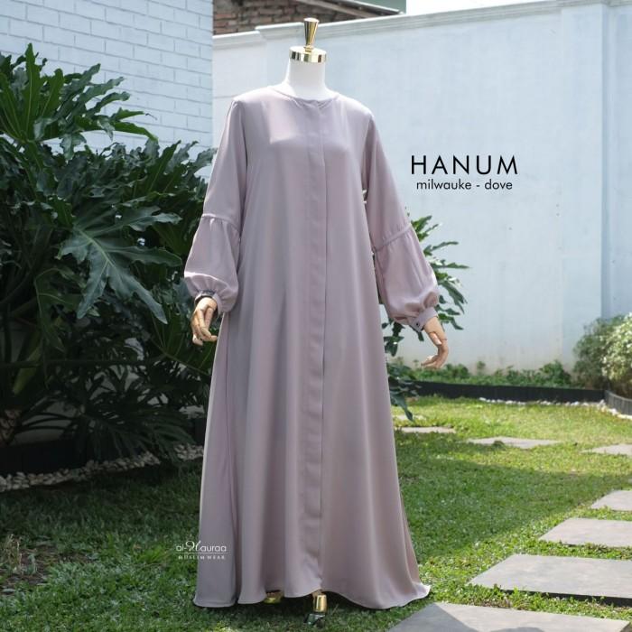 Hanum Abaya Alhauraa Premium Gamis Syar'I Muslimah Dengan 8 Pilihan Warna Gratis Ongkir