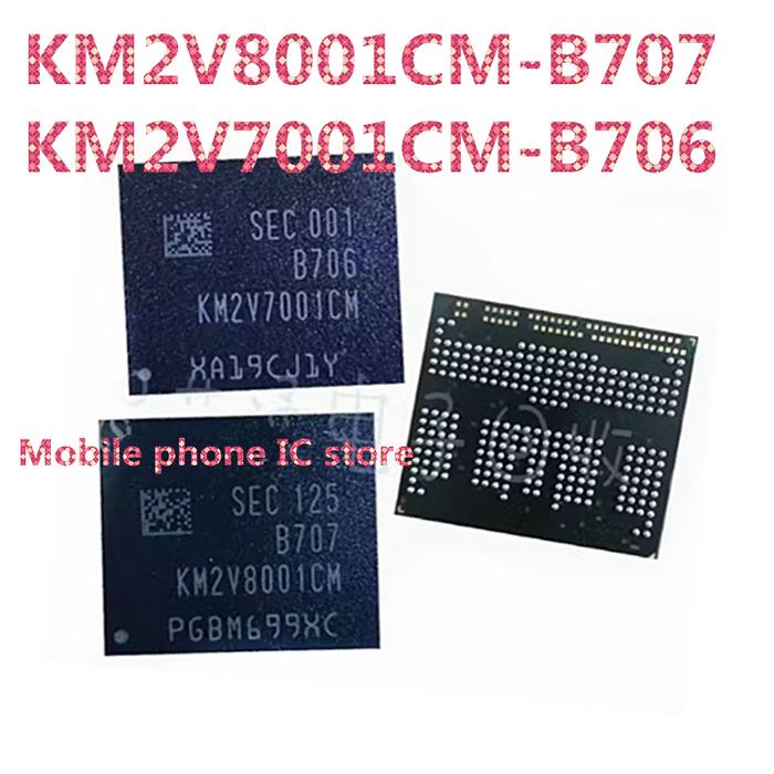 KM2V8001CM-B707 KM2V7001CM-B706 KM2V7001CM 128G+6 eMMC BGA254 B706 EMCP UFS BGA Stencil Reballing IC