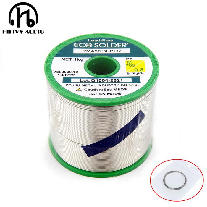 HIFI Solder Wire 0.8mm Japanese Soldering Tin Lines Goods Containing Silver 3% High Quality solder s