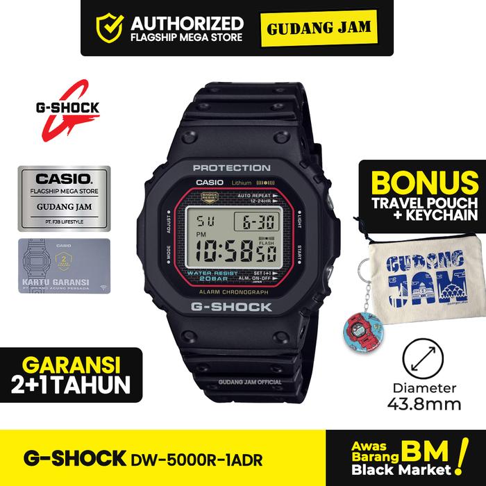 Jam Tangan G-Shock DW-5000R-1ADR DW-5000R-1A DW-5000R DW5000R DW 5000R