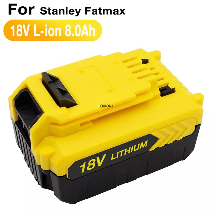18V 6000mAh/8000mAh Li-ion Cordless Power Tools Rechargeable Battery for Stanley Fatmax V20 PCC685L