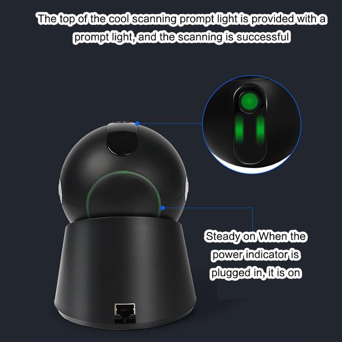 PALING MURAH 2D Barcode Scanner Omni Barcode Scanner (QR Code/PDF417/Efaktur) Autoscan Dekstop LARIS