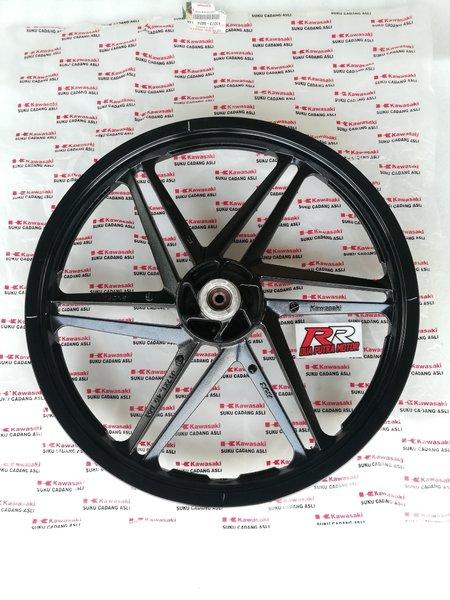 velk pelk velq velg racing depan original ori kawasaki zx130 zx 130 black hitam RR MOTOR